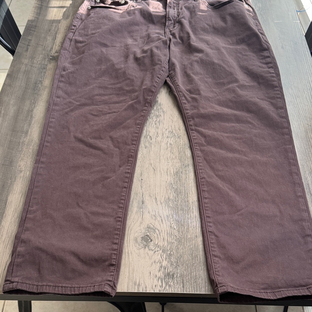 Lucky Brand 412 Athletic Slim Men's Brown Chinos - Picture 4 of 6